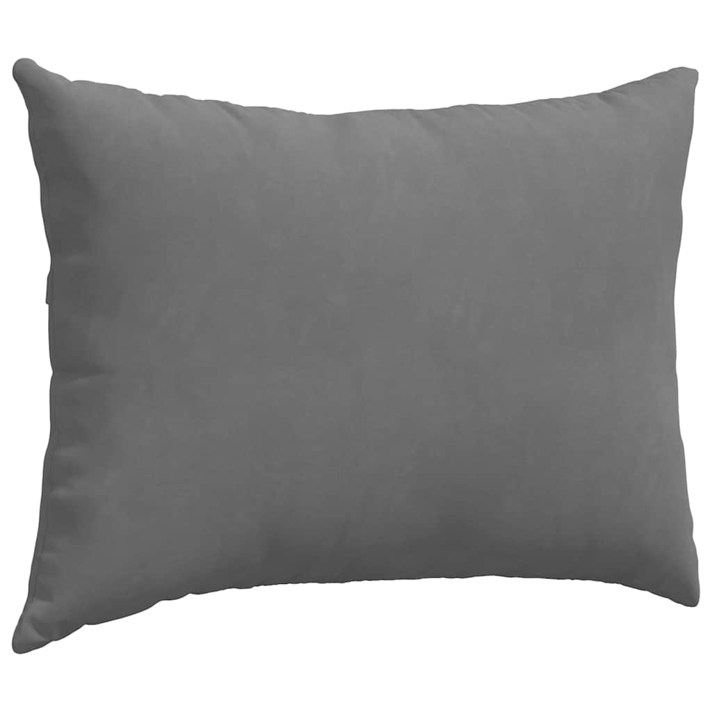Sofa Pillows 2 pcs Dark Grey 70 x 50 cm Fabric